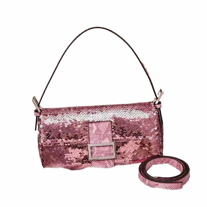 shoulder Bags Bling Bags Designer Bags Shoulder Baguette For Women High Quality Luxury Fashion Crossbody Sequin New Ladies Totes Bling Handbags P q7