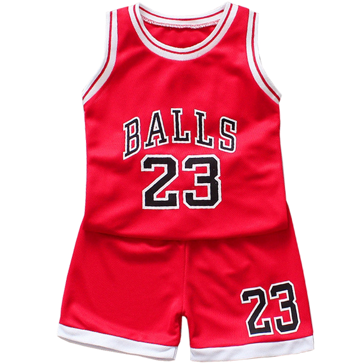 Summer New Kids Designer Clothing Set Boys Sports Basketball Clothes Children's Fashion Clothes Baby Letters Sleeveless Vest T-shirt Shorts-image-1095777031