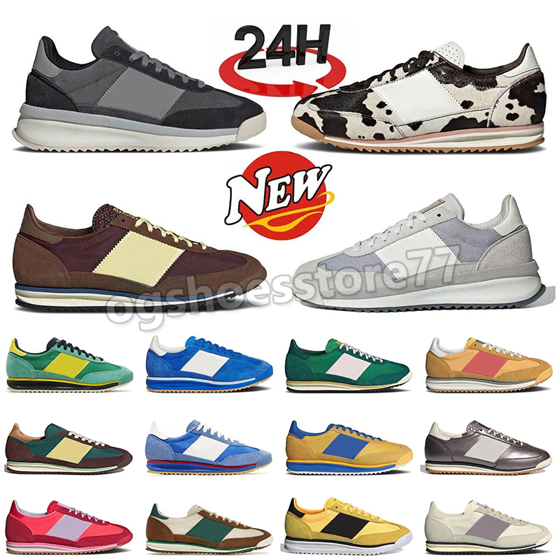 SL 72 Femmes Hommes Designer Chaussures de plein air Low Tops SL72 OG Baskets Utility Yellow Royal Preloved Green Core Black Charcoal Grey Platfo