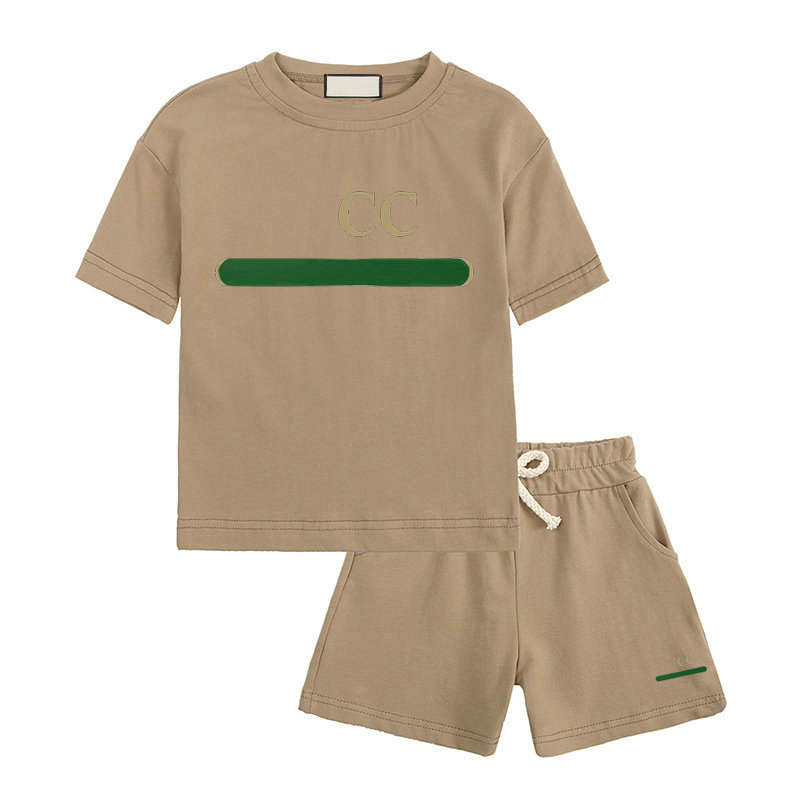 9style baby Boys girl Kids Designer T Shirt short pants Set Brand Simple fashion able versatile Children Sports suit Cotton high qua 26Y0805