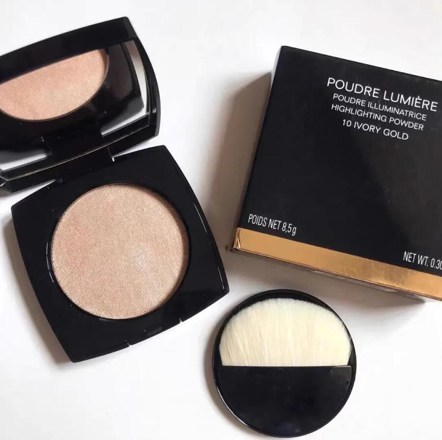 Highlighting Face Powder 8.5g Poudre Illuminatrice Bronzers Palette 2 Colors 10 Ivory Gold 40 White Opal Contour Face Powders Beauty Makeup