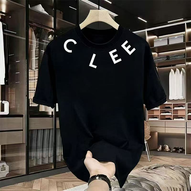 Summer Parisian brand designer T-shirts: Men's fashion casual round-neck short-sleeved cotton T-shirts, women's fashion short-sleeved T-sh
