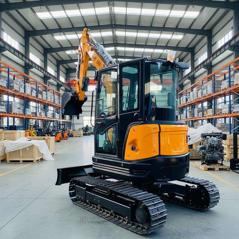 Crawler Mini Excavator 3.5 Ton with 360 Degree Rotation and High Lift Capacity Versatile Small Tracked Digger for Loading Truck Tasks-image-1094260924