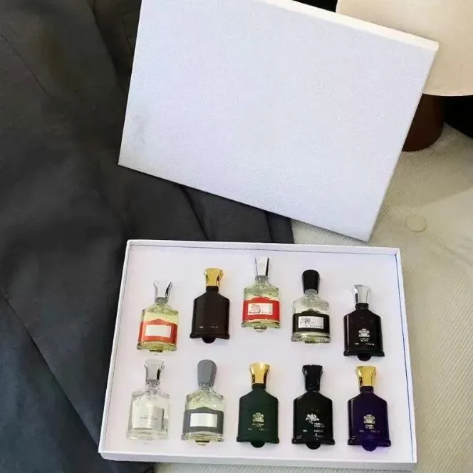 Luxury Perfume Designer Designer 15Ml 10Pcs Set With Suit Red White Gift Box Incense Fragrance Spring Flower Eau De Parfum Good Smell Long Lasting U