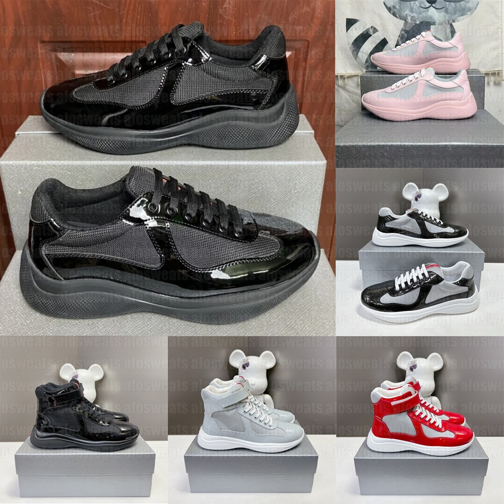 2026 New model Americas Chaussure Designer Sneakers Casual Running Mens Trainers Women Sport Outdoor Flat Red Platform Mesh Nylon Shoes Big size 35-