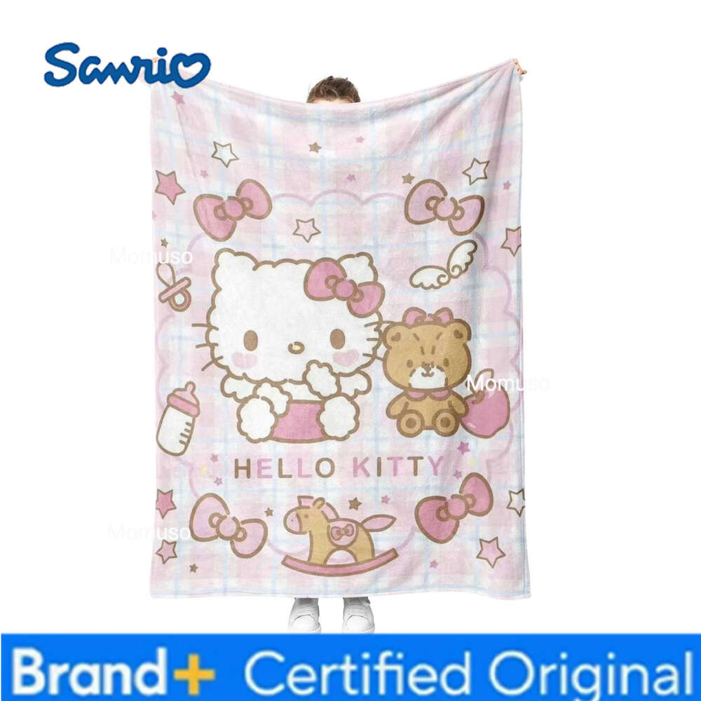 Sanrio Hello Kitty Sweet Dreamy Cute Decoration Kawaii Soft and Comfortable Office Napping Blanket High Quality Creative Gift H2602061-image-1095307814