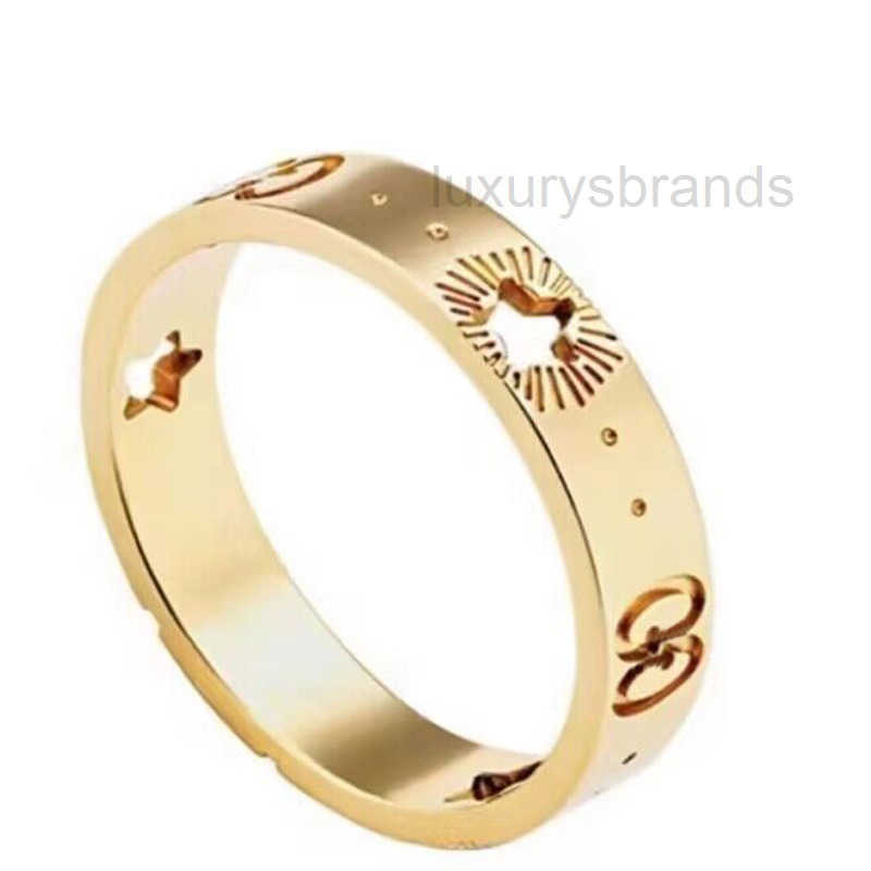 Extravagant Simple heart Love Ring Gold Silver Rose Colors Stainless Steel Couple Rings Fashion Women Designer Jewelry Lady Party Gifts 0LFF