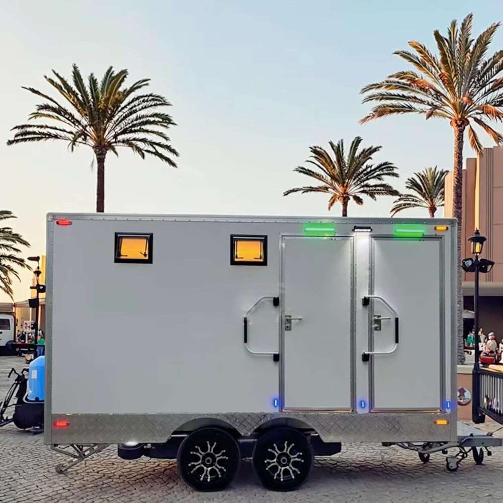 ADA Compliant Mobile Restroom for Public Beaches Portable Toilet with Corrosion Resistant Materials and Large Access Door-image-1094416776