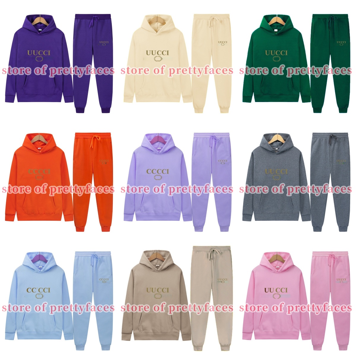 Women's Tracksuits Spring New Style Fashion Pattern Print Women's Two Piece Set Designer Brand Women's Set