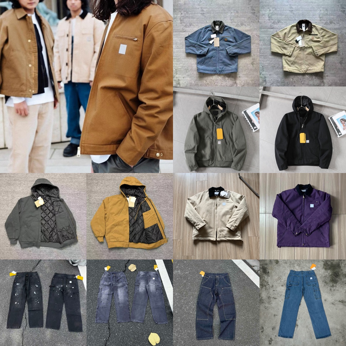 Designer Jacket Fashion Jackets Men Women Hoodie Vintage Classic Style High Quality 100% Cotton Hoodies Thick Hooded Sweatshirt Work Jackets us S-XL