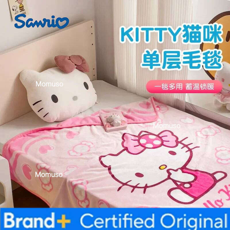 Sanrio Hello Kitty Cartoon Cute Beach Printed Couple Bath Set Household Child Absorb Water Soft Travel Face Towel H260206-image-1095084400