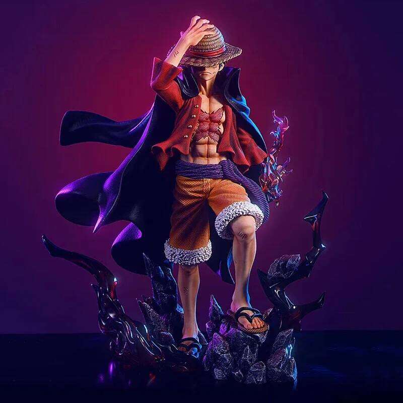 New One Piece Anime Figure Four Emperors Monkey D. Luffy Action Figurine 25cm PVC Collectible Model Doll Toys C260205-image-1094355771