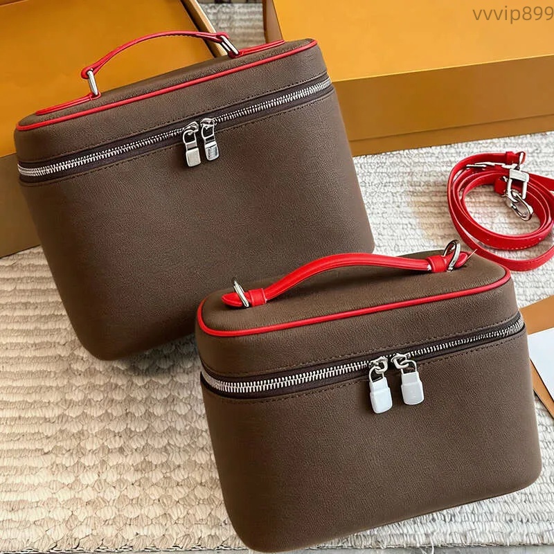Designer Makeup Bag Large Capacity Cosmetic Bags Leather Bag Retro Handheld Storage Box Durable Luxury Toilet Bag Womens Cross body Bag Nice Beauty