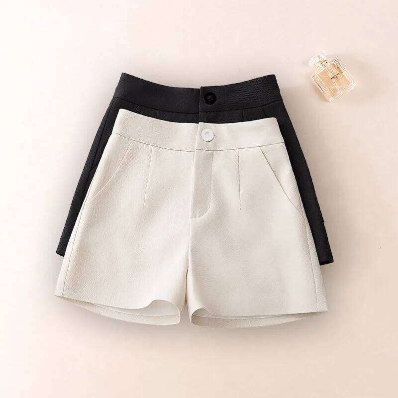 Koreon Fashion Women Suit Shorts Summer Streetwear Office Lady High Waist Solid All-match Loose New Casual Sports Short Pants H260207-image-1094510992