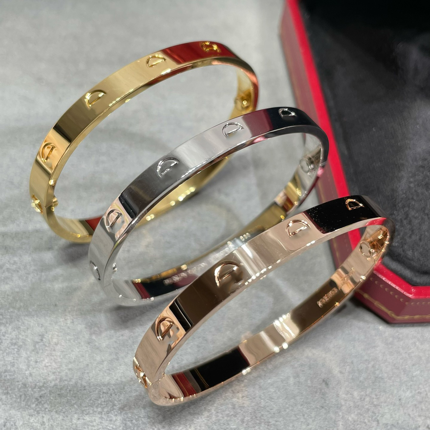 Designer Bracelet Men and Women Bracelet Fashion Luxury Jewelry 18K Rose Gold Silver Titanium Steel Bracelet 16 18 20 Size Christmas good