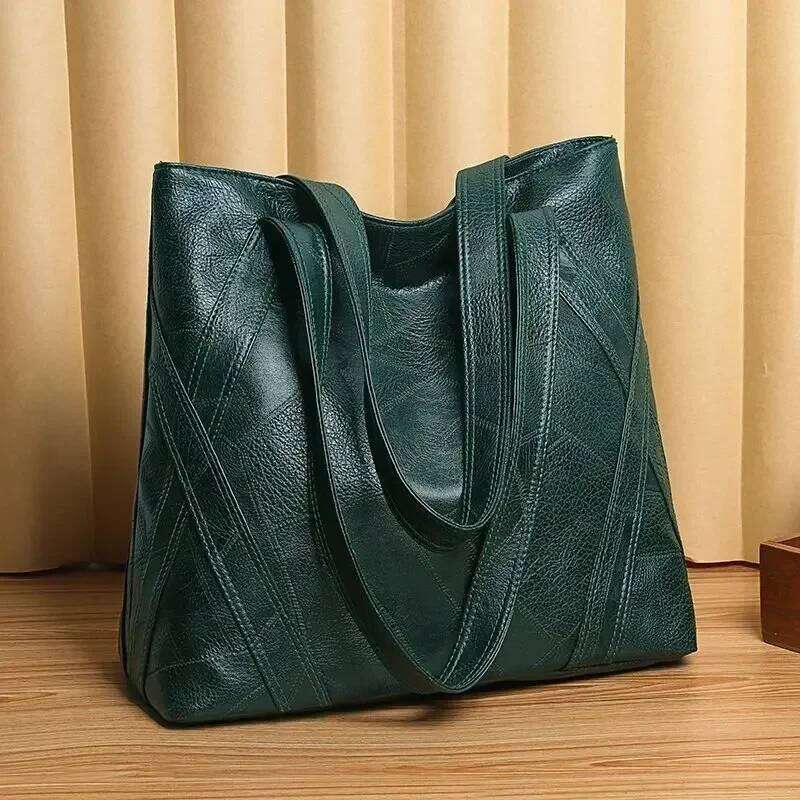 Interior Zipper Top-Handle Soft 2024 High Quality Bags for Women Casual Tote Fashion New Style Z260207