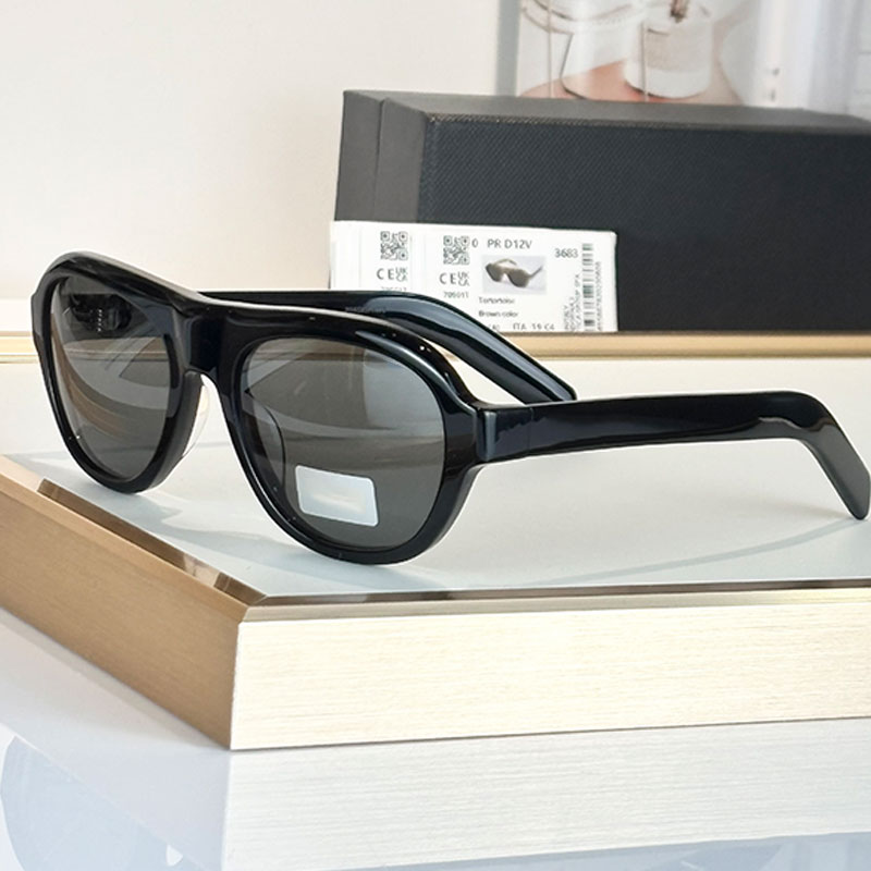 26SS Femmes Pilote Lunettes de soleil Designer Nouveau cadre en acétate Style de mode moderne Classique Femmes Lunettes de soleil PRD12V avec boî