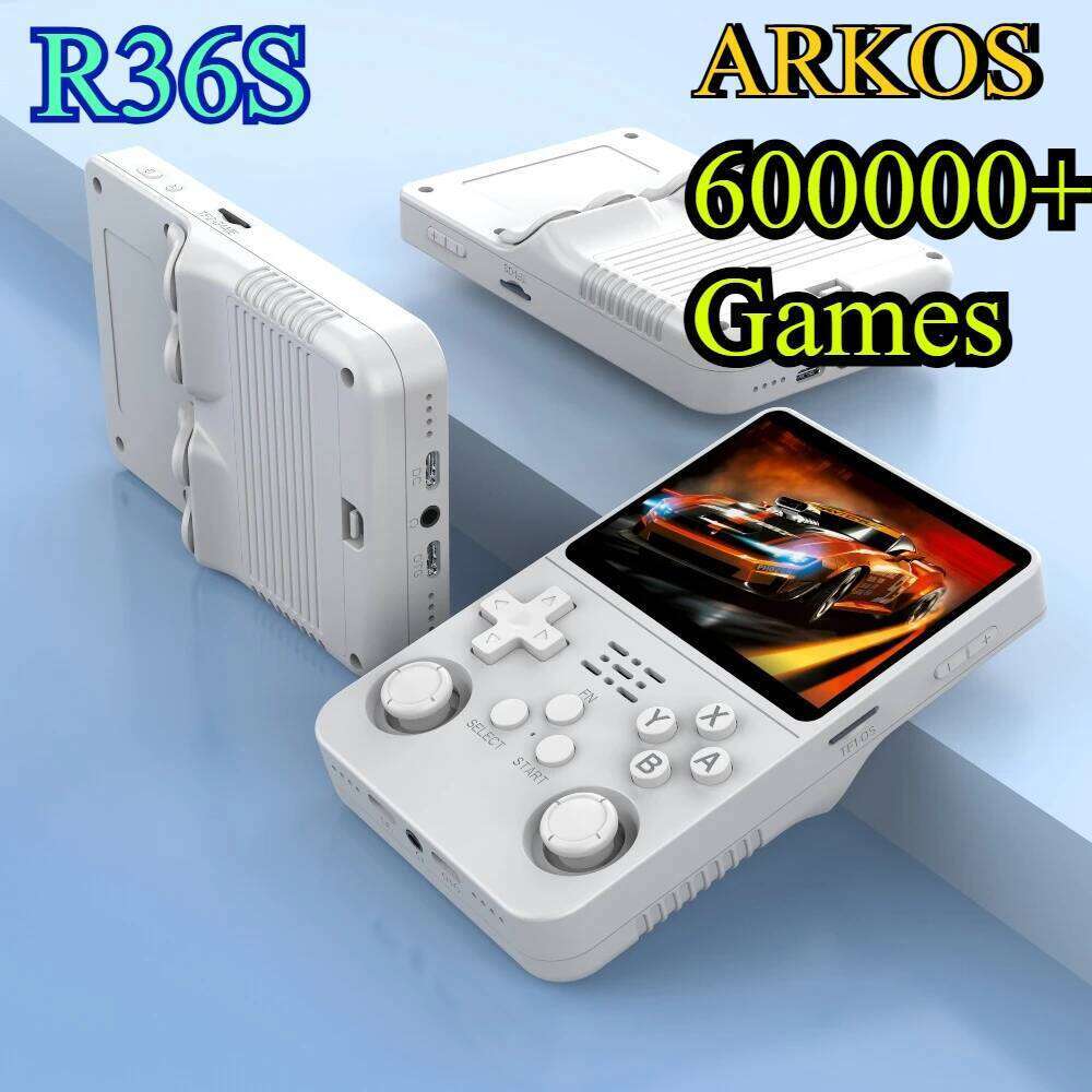 BOYHOM 256G Open Source R36S Retro Game Console - 3.5" IPS Portable Linux ARKOS Handheld | Best Gaming Gift 64G/128G Options H260206-image-1094497544