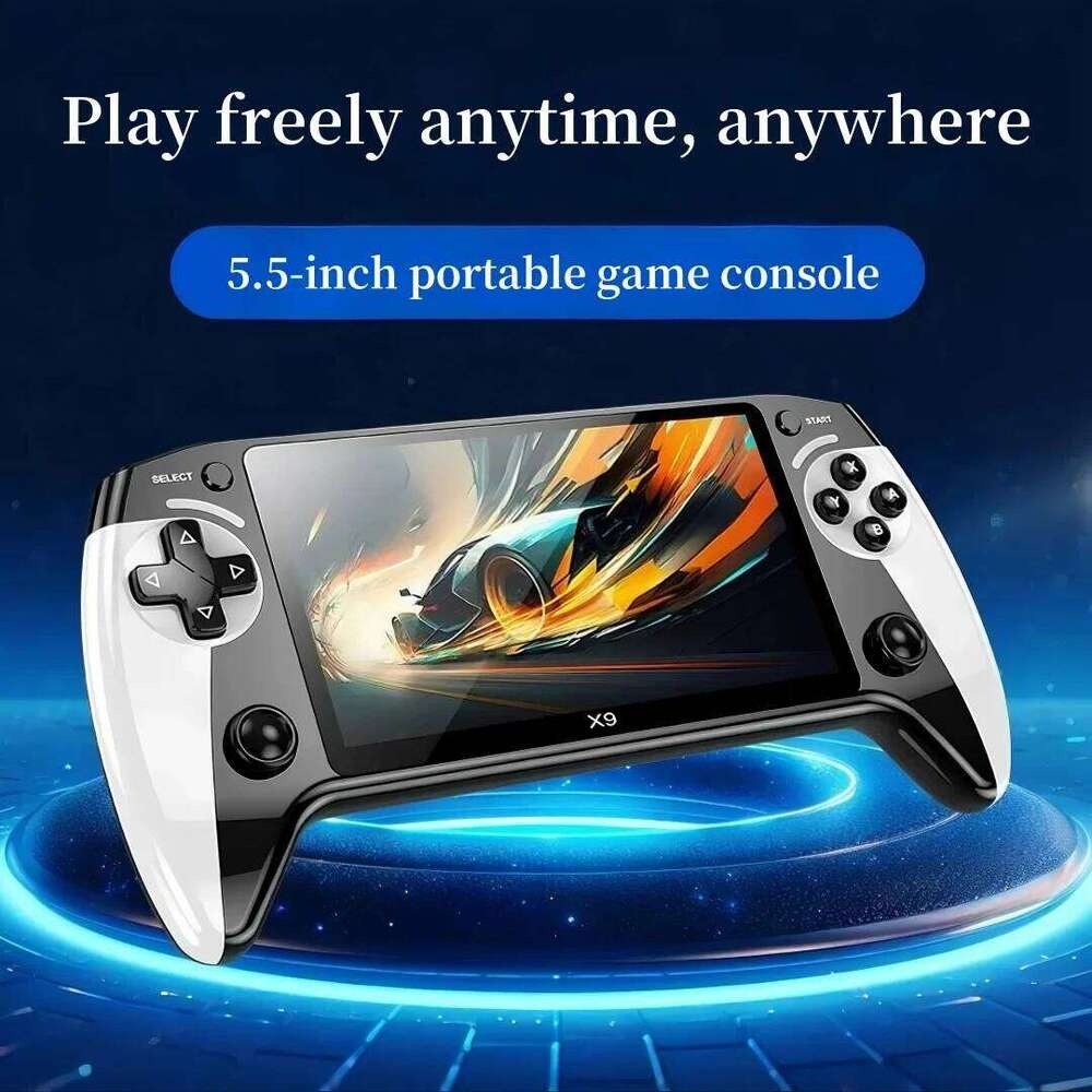 X9 5.5 Inch High-Resolution IPS Display Game Console Supports P1 Arcade Hd Output For Dual Joystick GB GBA GBC games H260206-image-1094497372
