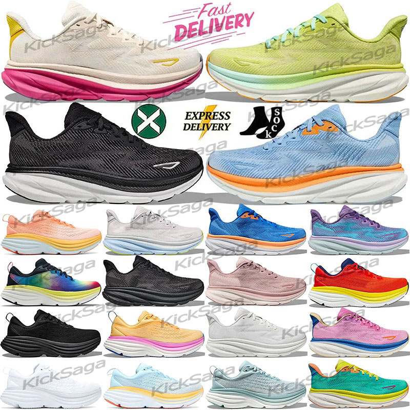 Jogging Walking Free Shipping Shoes Designer Athletic Running Outdoor shoes for Men Women Clifton 9 Bondi 8 Plate-forme Loafes Chaussures Flats S
