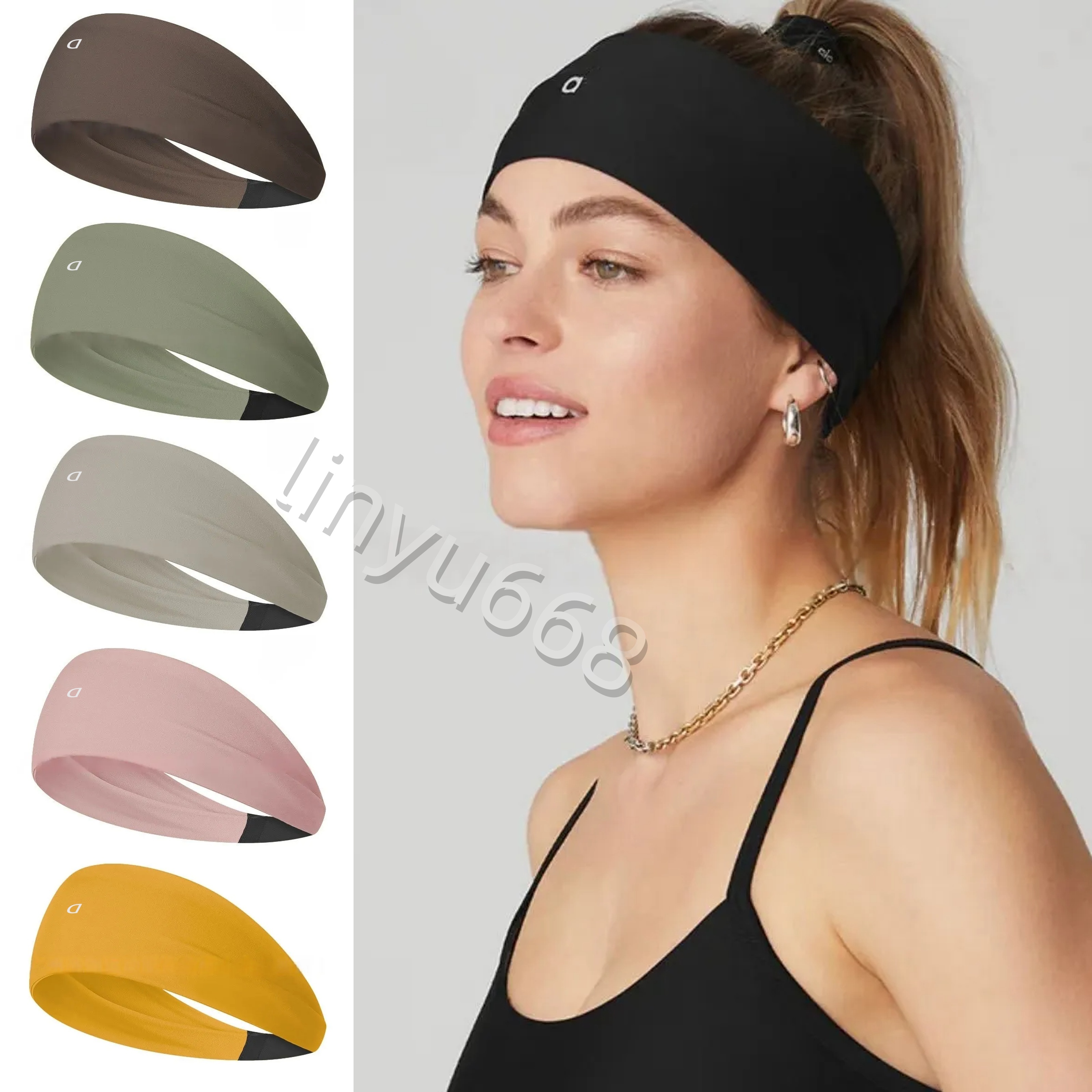 Bandeau Cheveux Haute Élasticité Absorbant la Sueur Bande Yoga Course à Pied Femme Accessoires Sport Anti-Transpiration Fitness