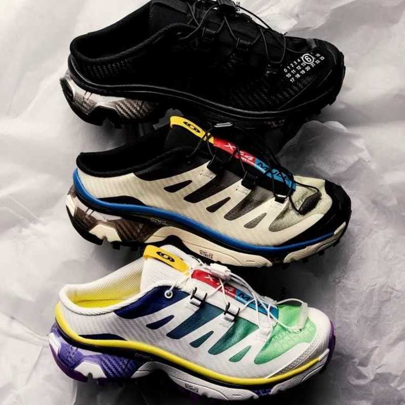 Designer Casual Shoes Mens Womens SLM XT 4 xt4 Mule MM6 Sneakers Black Multicolor Low Cut Beige Multi