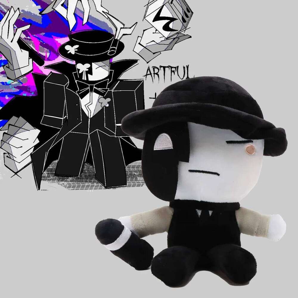 20cm Kawaii Die of Death Plush Toys Stuffed Anime Animal Cute Artful Doll Kids Game Fans Halloween Christmas Gifts H260209-image-1094698591