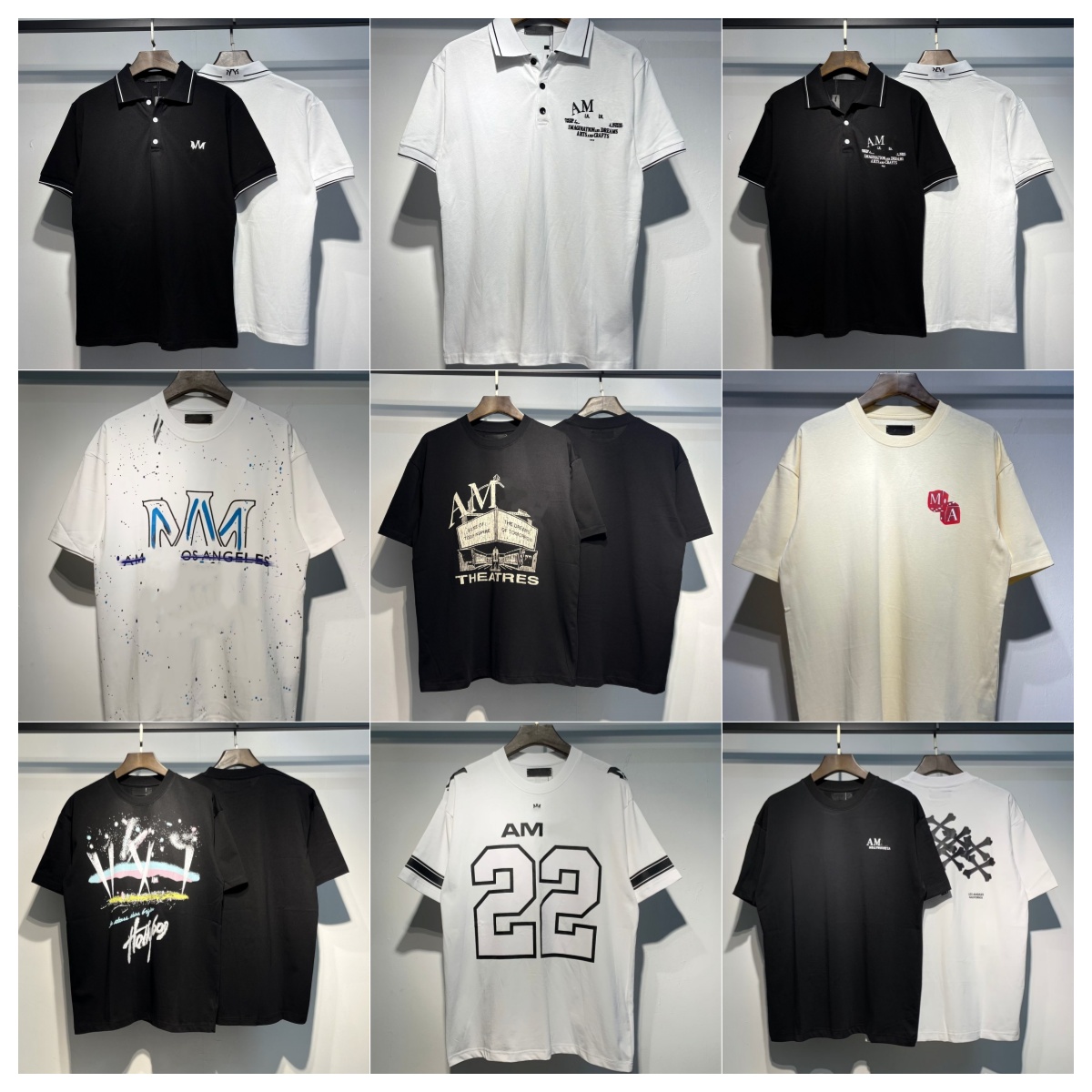 Mens Designer T Shirts Classic Hip Hop Letter Printing Cotton Couple Streetwear Round Neck Comfort Leisure Tops-image-969461012