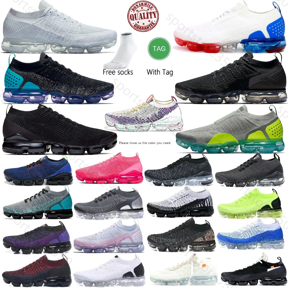 Fly 2.0 1.0 Designer Running Shoes For Men Women Fashion Vp 2.0 Sneakers high quality Classic Triple White Black Dark Grey red yellow outdoors sport