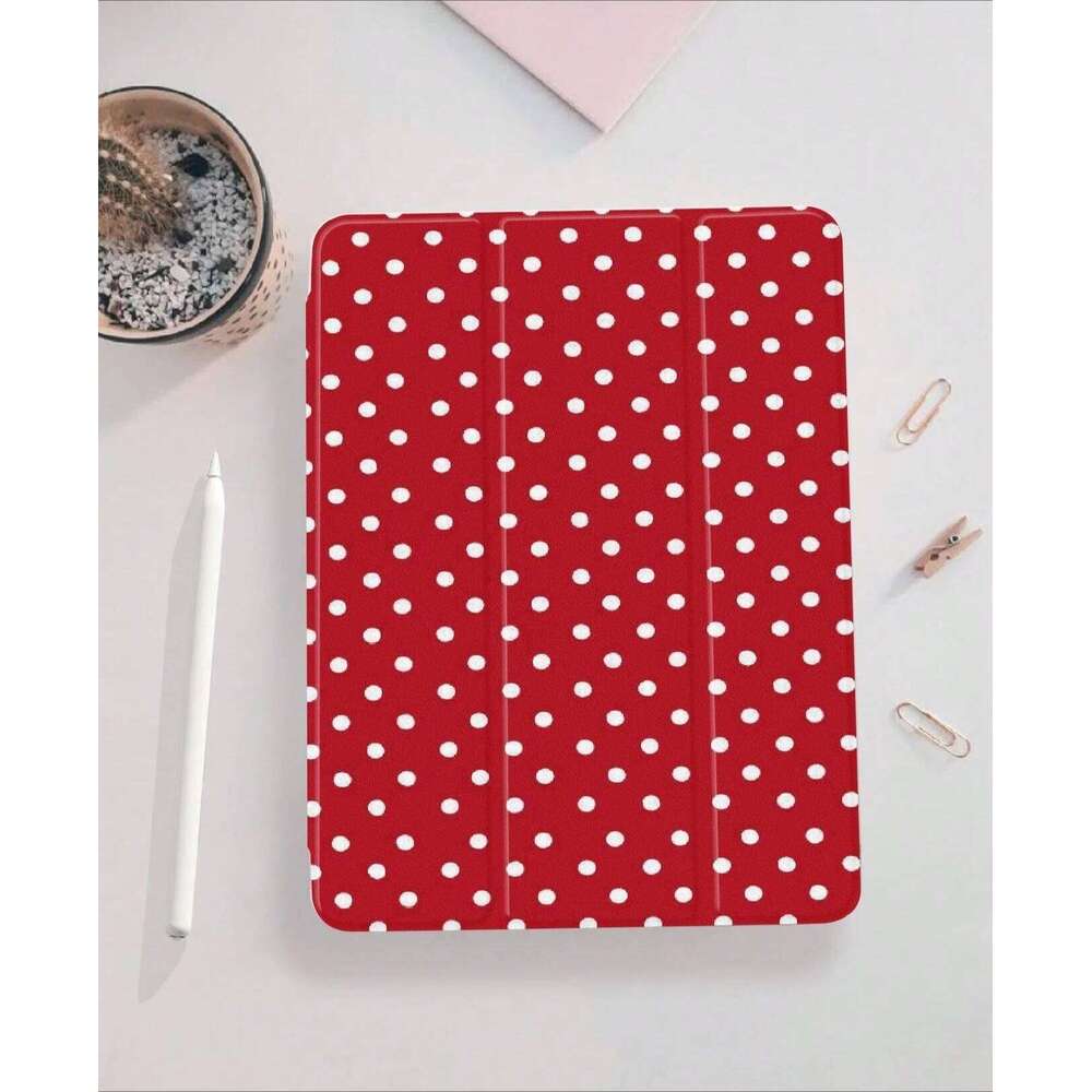 Classic Simple Red polka dot PAD CASE For iPad pro 10/11/2020/6th/7th /8th /Air 3rd/Air 4th/9th gen/Air 5th Gen 2022/Air 11 Z260209-image-1094695160