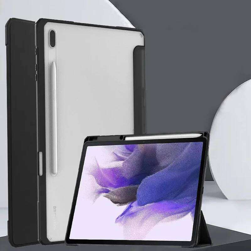 Acrylic Tablet Case for Samsung Galaxy S10 S9 Ultra 14.6" S8 S7 12.4" S6 Lite A9 Plus A8 10.5 Inch with Pencil Holder Cover Z260209-image-1094702673