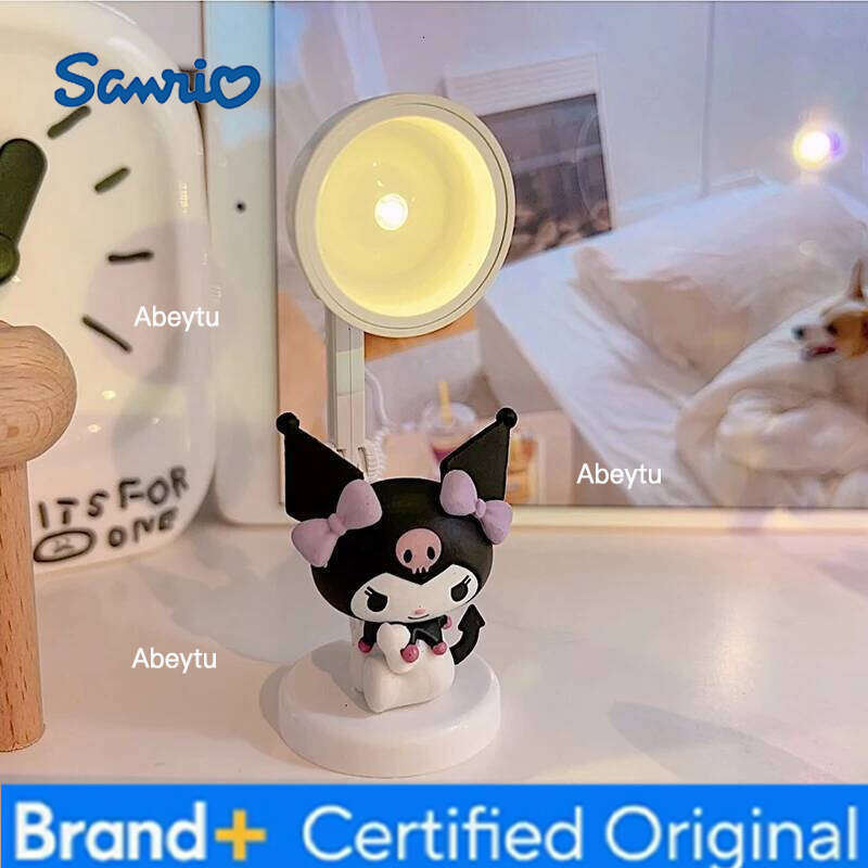 Sanrio Cartoon Kuromi Melody Pochacco Small Desktop Mini Table Night Desk Decorative For Girl Birthday Gift Lamp Diy H260209-image-1095261963