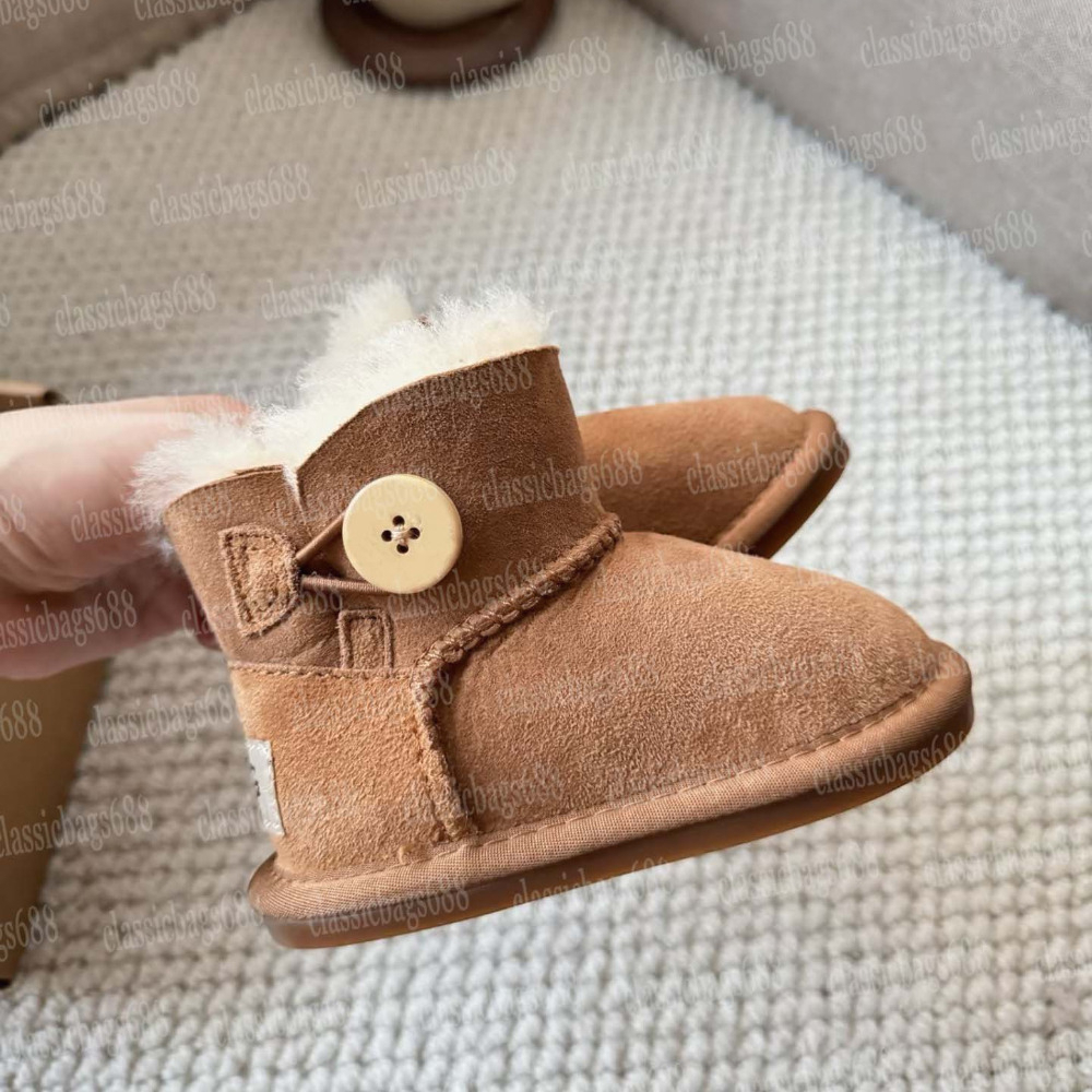 Designer Kids Toddler Classic Ultra Mini Boots Snow Boot Baby Big Kid Children Child Fur Slippers Sheepskin Tasman Tazz Chestnut Sand Beige Winter A