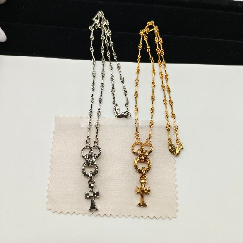 Pendentif Colliers Rétro vieux collier de croix mode personnalité classique collier pour hommes et femmes