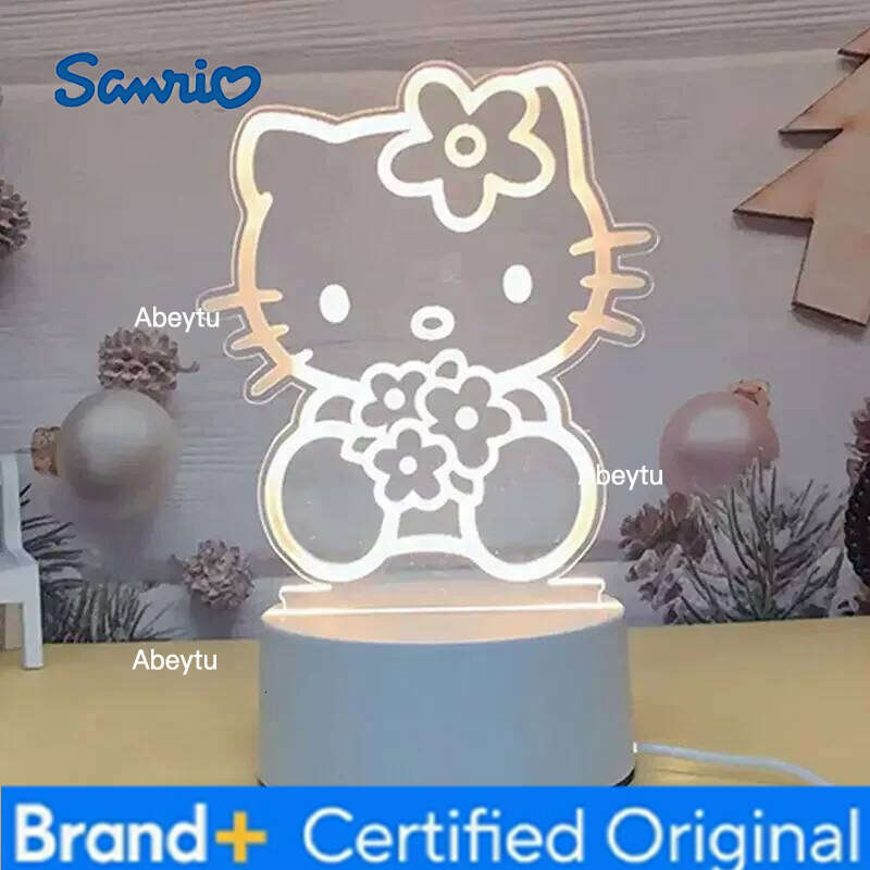 Sanrio New Hello Kitty KEROKERO KEROPPI My melody Creative Cartoon Bedside Night Atmosphere Light Kawaii Girl Heart Birthday Gift H2602091-image-1095305229