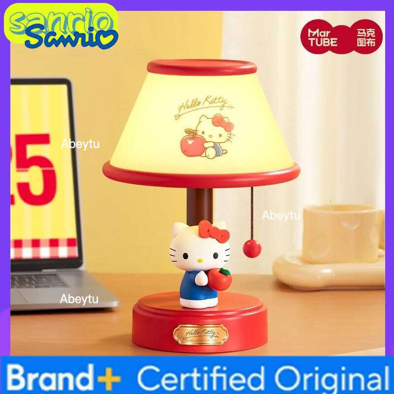 Sanrio New Hellokitty Desk Lamp Cartoon Cute Bedroom Sleep Atmosphere Nightlight Bedhead Desktop Ornament Birthday Gift H260209-image-1095260891