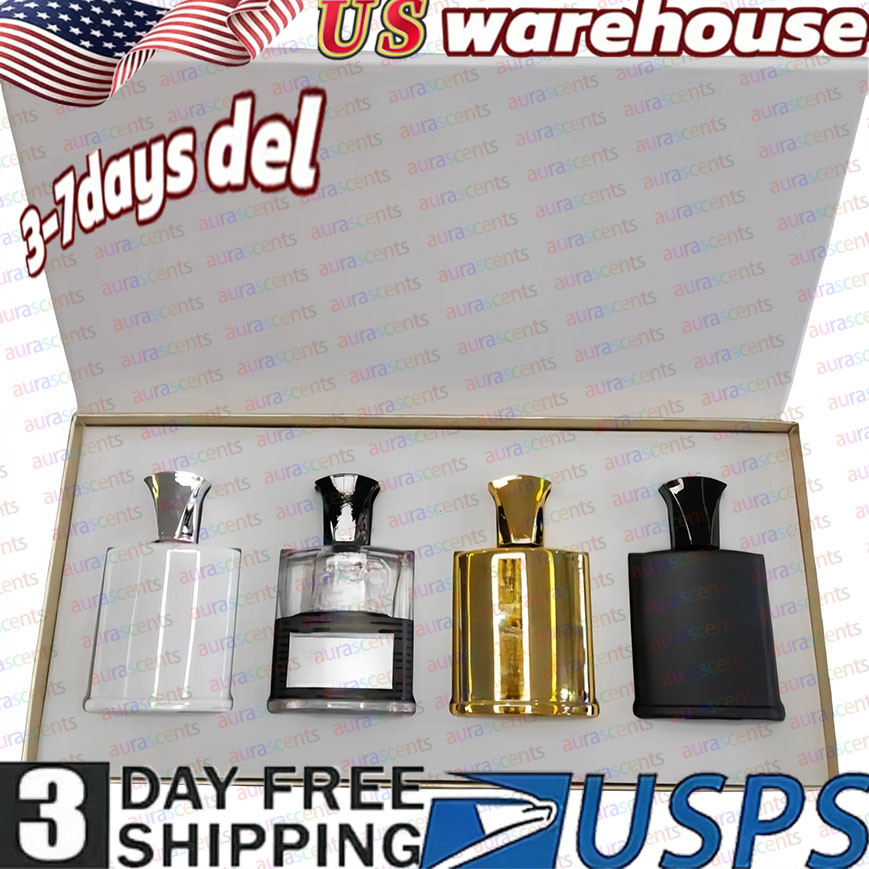 creedaventus hommes parfum de Cologne ensemble de 4 pièces parfum Cologne hommes et femmes parfum 100Ml EDP parfum longue durée spray corporel ra