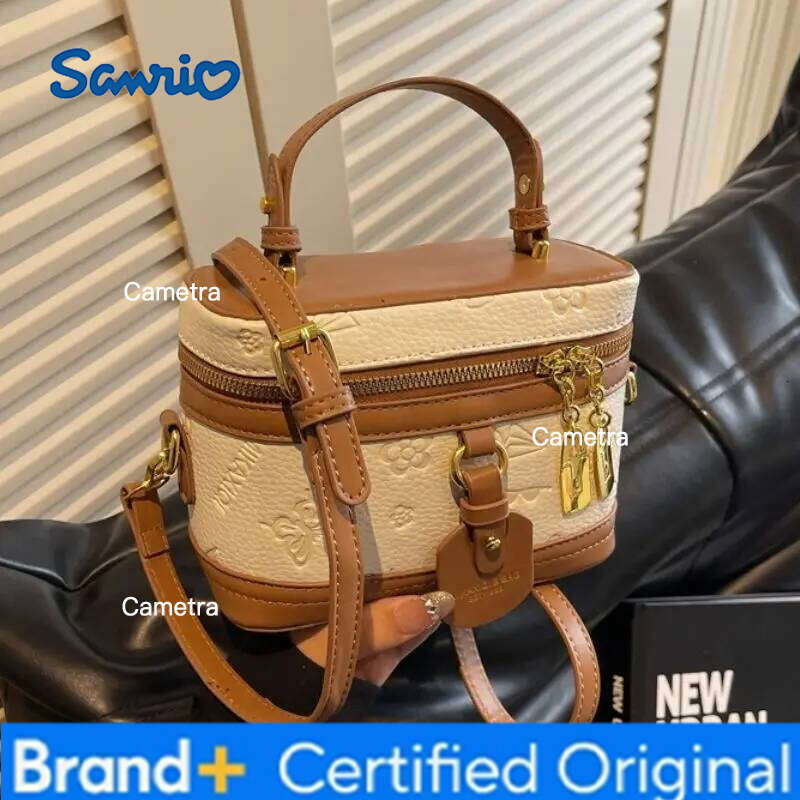 Sanrio Pink Super Popular Hand-held Bag Women New Spring/Summer 2025 High-end Light Luxury Niche Crossbody Wealth Bucket Package H260209