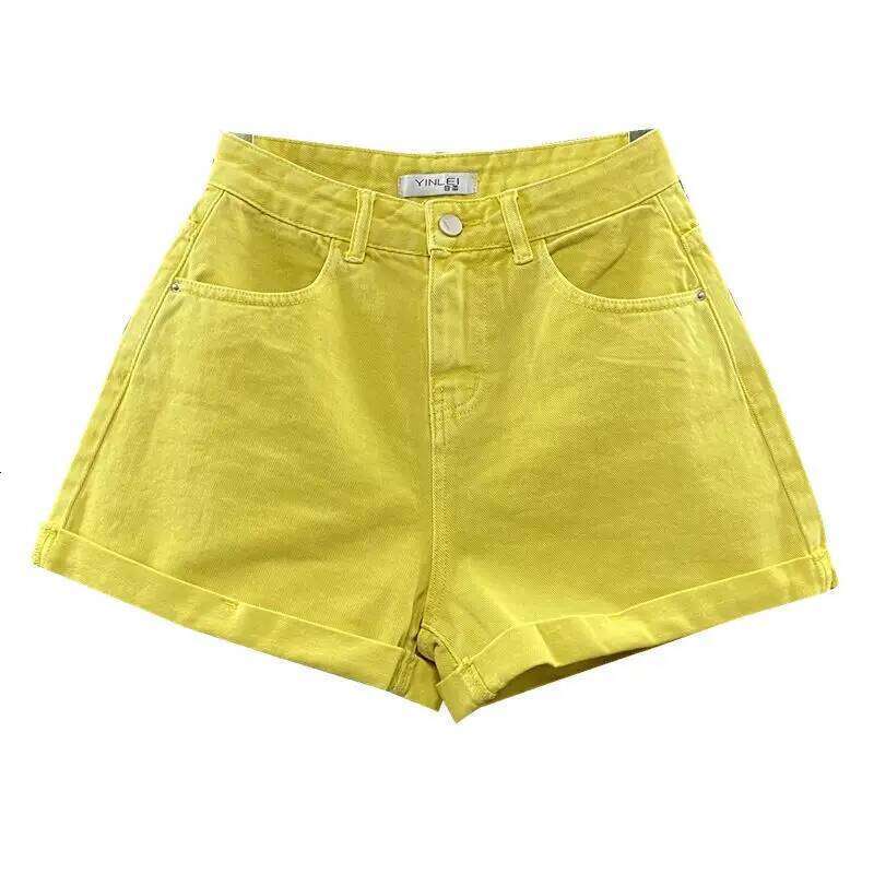 Korean Denim 2025 New Summer A-line Hot Pants Ropa Mujer Jean Shorts H260209-image-1094705298