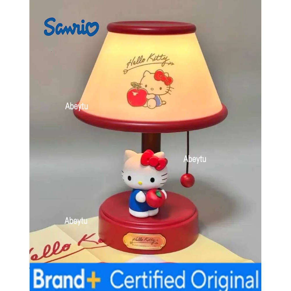 Sanrio HelloKitty bedside lamp, bedroom ambient night light tabletop decorative piece for girls Christmas gift H260209-image-1095262255