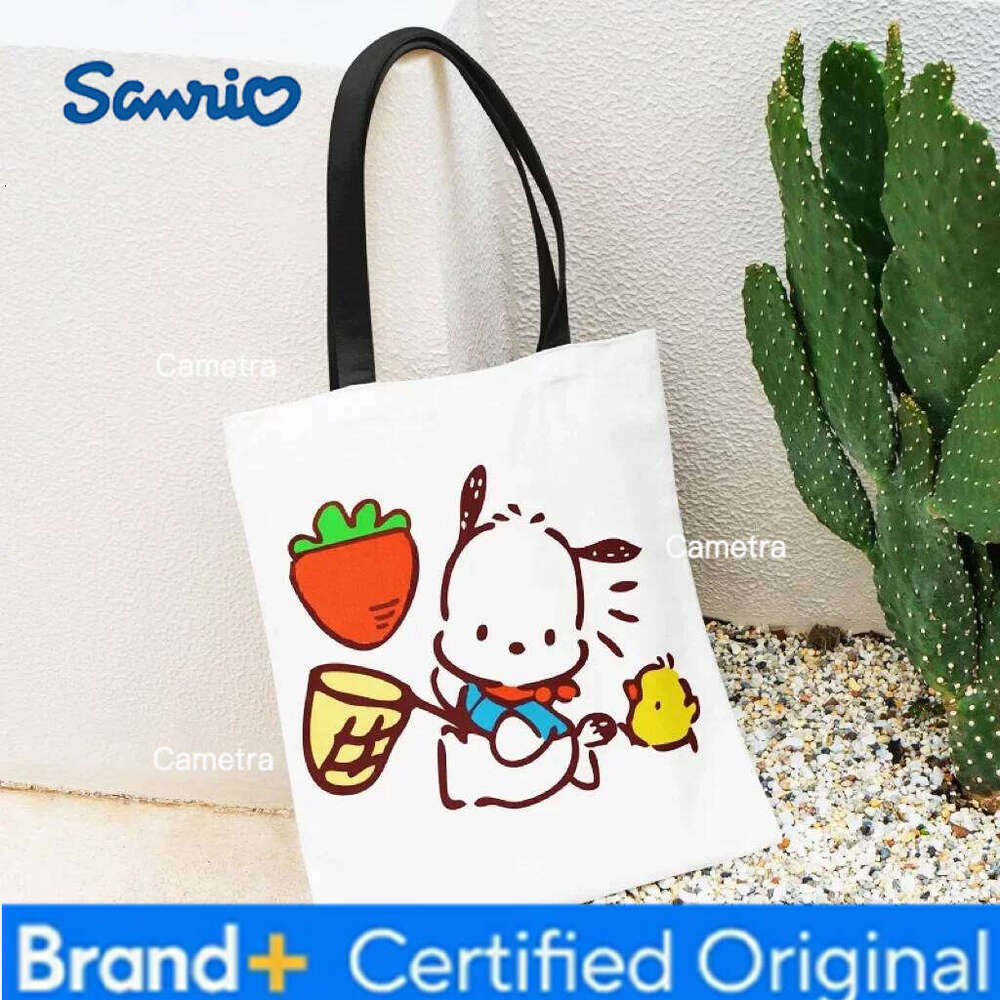 Sanrio mignon Pochacco série toile étudiants tutorat classe fourre-tout dessin animé décontracté mode dames sac à bandoulière cadeau H260209