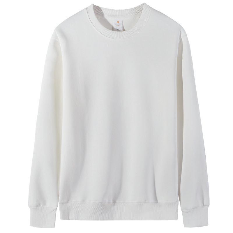 H388 Round Neck Sweatshirt for Men Spring and Autumn Style Loose Solid