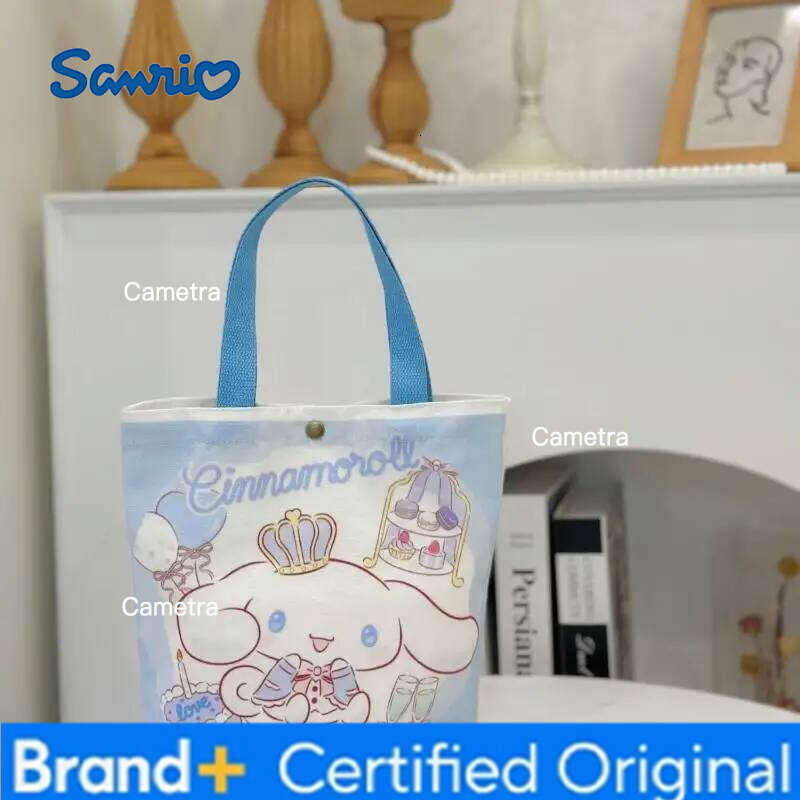 Sanrio nouveau Style fille mignon modèle chaud sac en toile exquis Protection de l'environnement sac à main étudiant adolescents Portable H260209