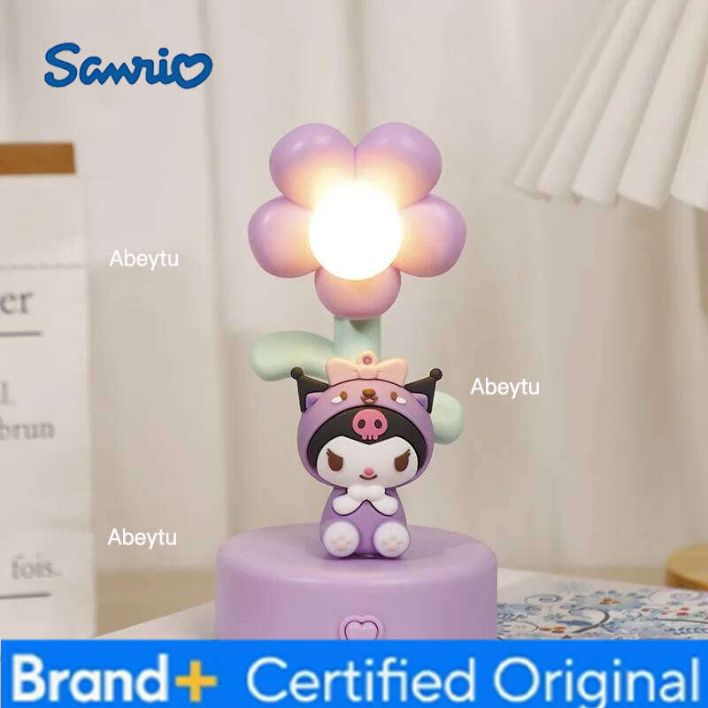 Sanrio Kuromi Kawaii Cartoon Night Light My Melody Hello Kitty Diy Desktop Lamp Creative Decorative Anime Peripherals Gift Toy H2602091-image-1095305373