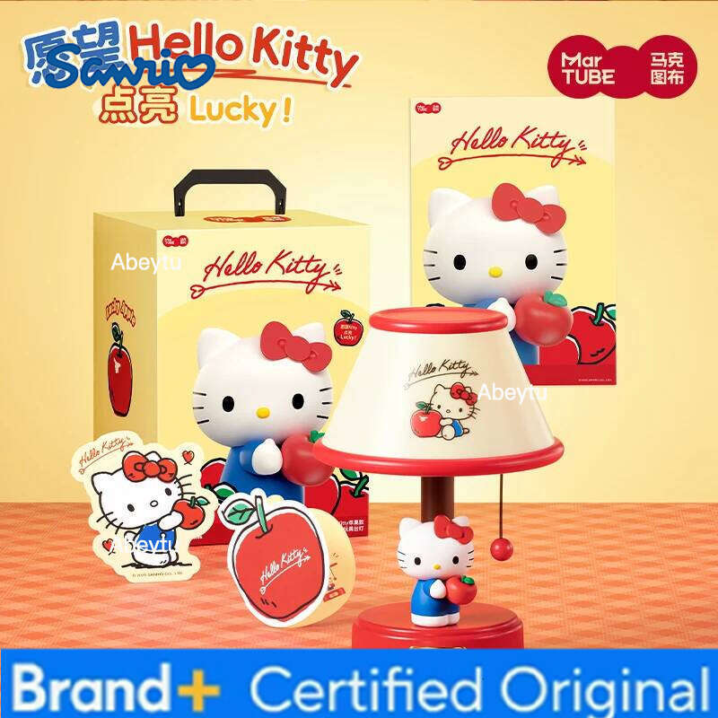 Sanrio Martube Pingu Desk Lamp Hellokitty Series Room Bedlight Dormitory Ornaments Anime Peripheral Christmas Gifts H260209-image-1095260311