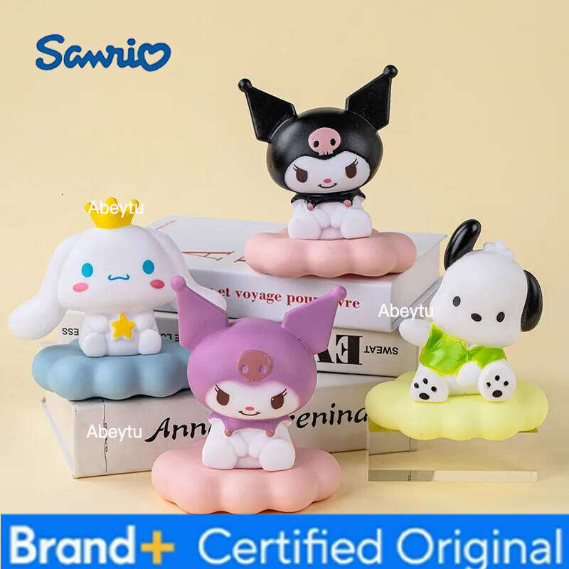 Sanrio HelloKitty Animation Kawaii Glowing Cloud Cinnamoroll Kuromi Bedside Lamp LED Night Light Cake Decoration Gift H260209-image-1095261471