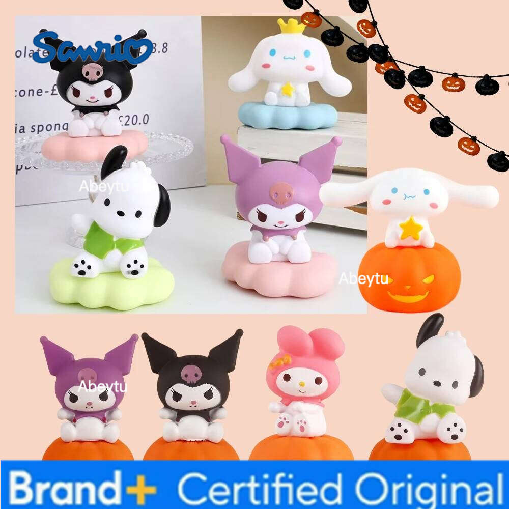 Sanrio Anime New s Kuromi Cinnamoroll Melody Glowing Children Toy Kawaii Table Light Illuminating Decoration Halloween Gifts H260209-image-1095260605