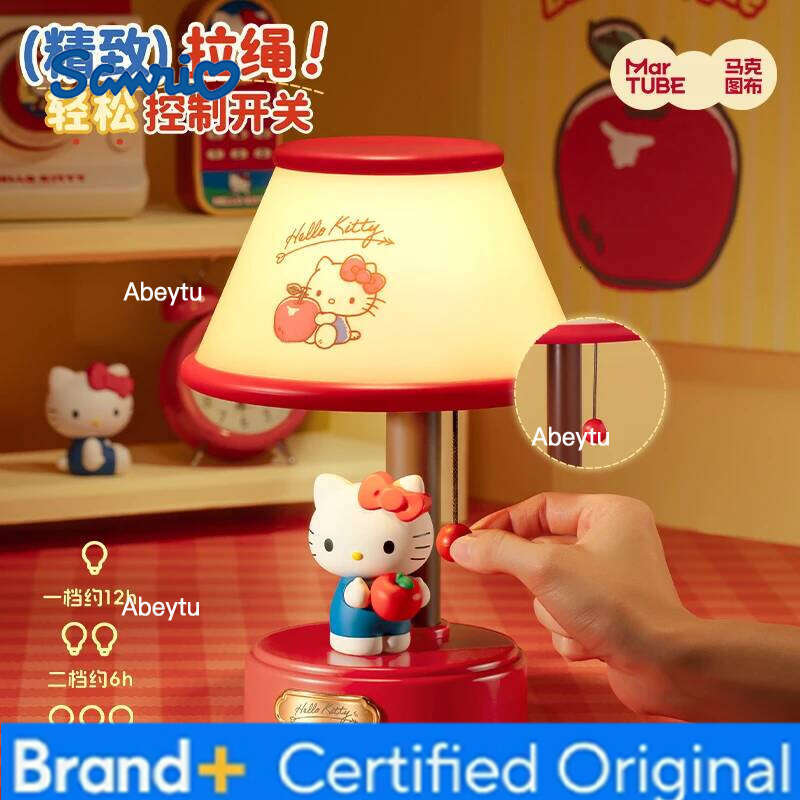 Sanrio Cartoon Hellokitty Table Lamp Desktop Ornaments Decorative Atmosphere Lights Girls Trend Toys Children'S Birthday Gift H260209-image-1095262350