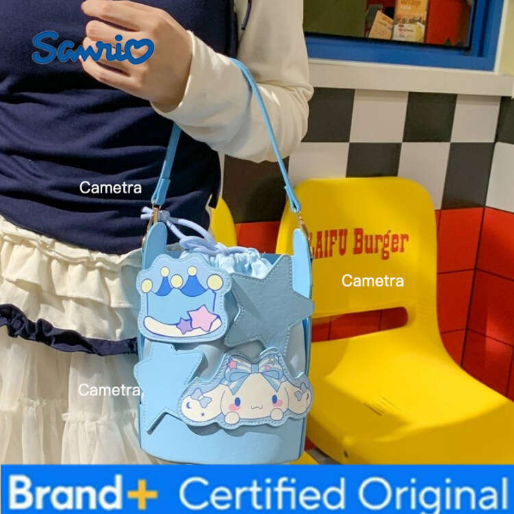 Sanrio – sac à bandoulière en forme de lapin rose pour femmes, sac à dos de rangement de style urbain, sac à bandoulière exquis et mignon de gran