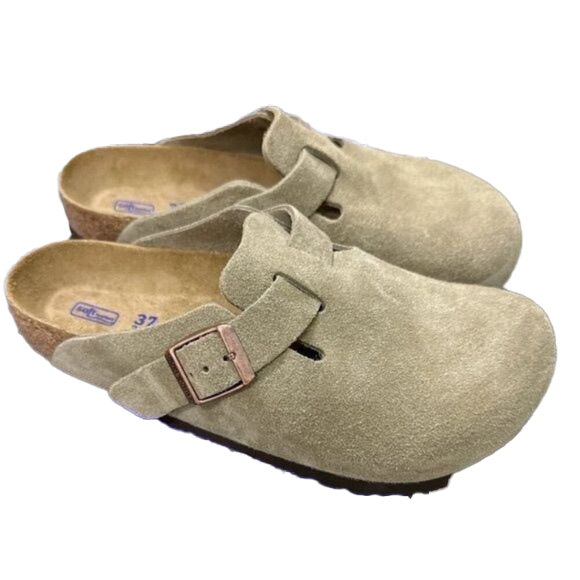 Designer Clogs Sandals Clog Slippers Cork Flat High Quality Fashion Summer Genuine Leather Slide Favourite Beach Casual Shoes Women Men 35-46 High q